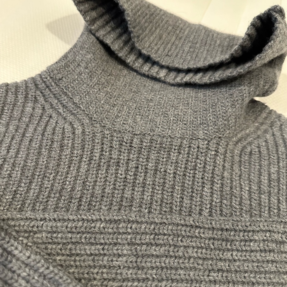 Aritzia Gray Turtleneck Sweater